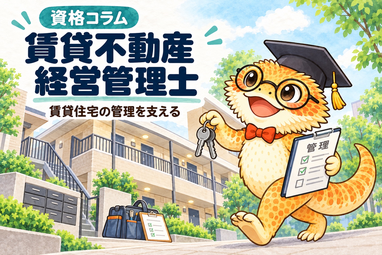 賃貸不動産経営管理士を取ったら何ができる？ 管理人コラムのイメージ
