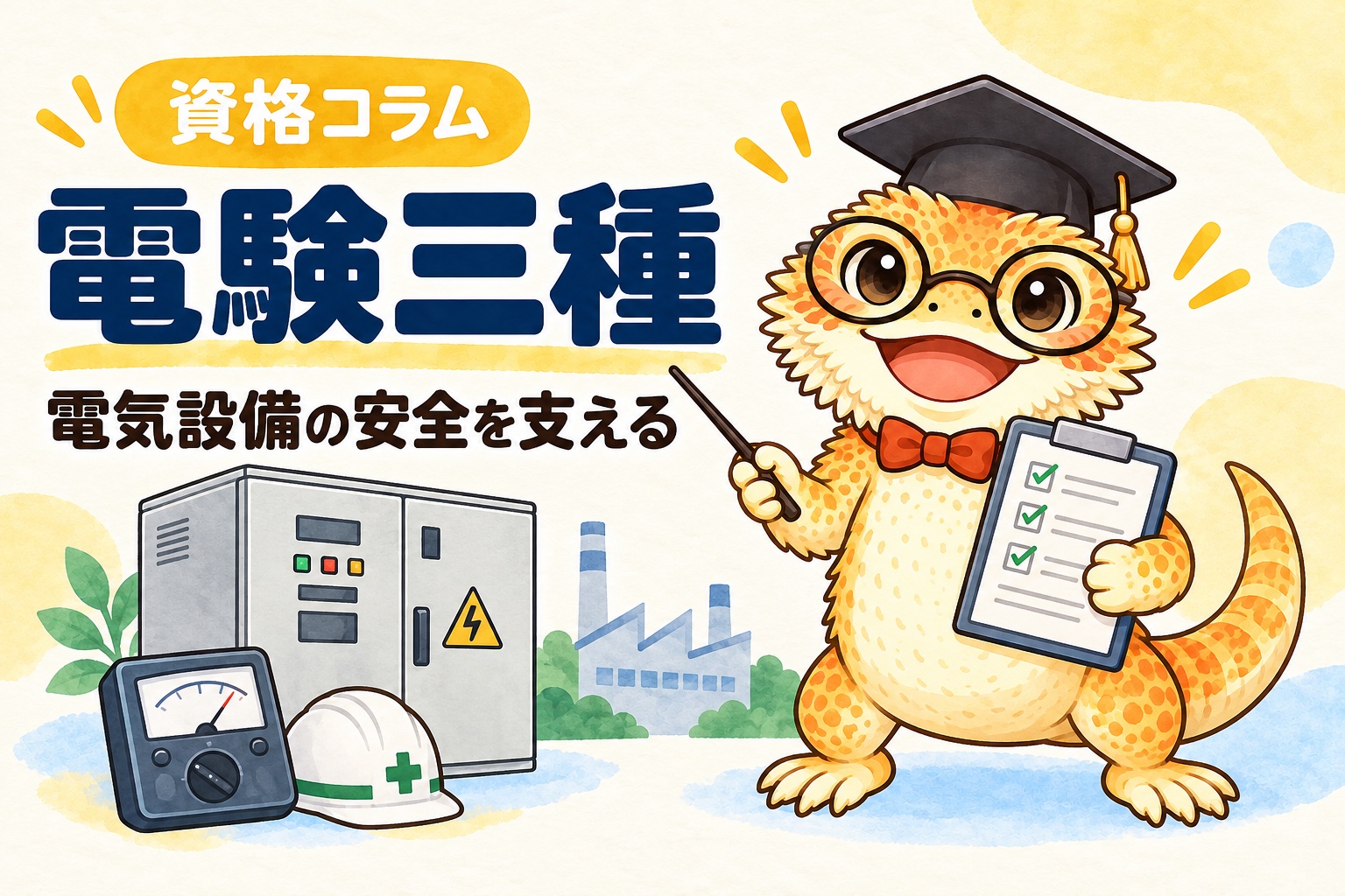 電験三種を取ったら何ができる？ 管理人コラムのイメージ