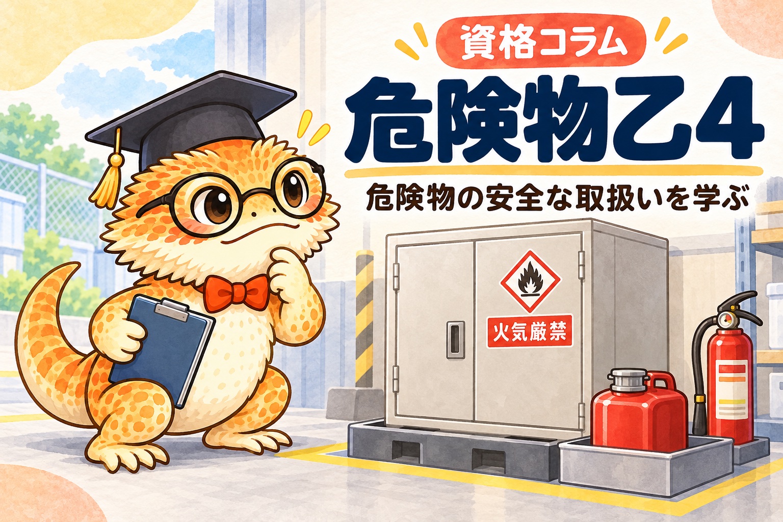 危険物乙4を取ったら何ができる？ 管理人コラムのイメージ